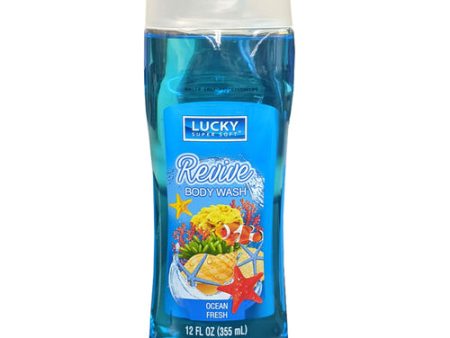 WHOLESALE LUCKY BODY WASH OCEAN FRESH 12 OZ SOLD BY CASE Online Sale