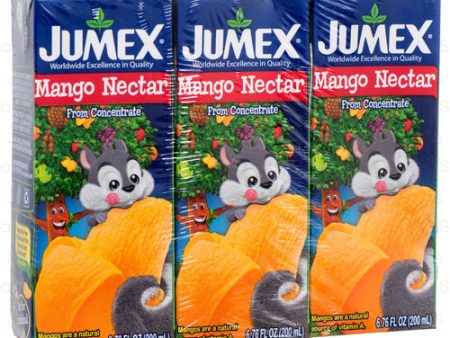 WHOLESALE JUMEX MINI BRIK 3 PACK-MANGO 6.76 OZ SOLD BY CASE For Discount