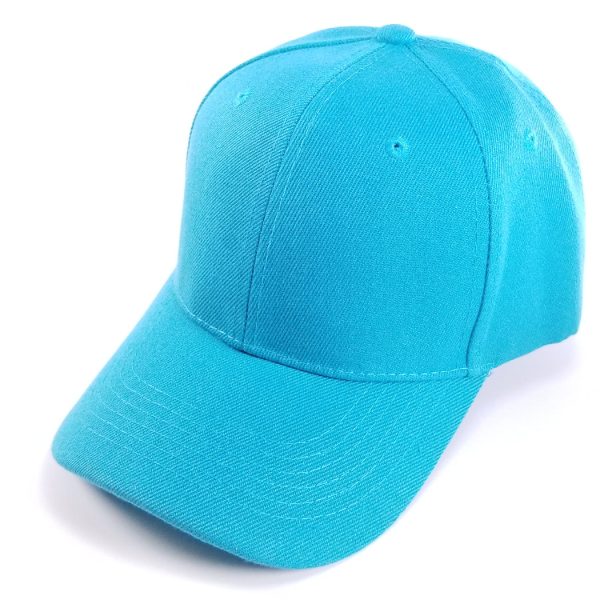 PB128 [AQUA] HOOK AND LOOP BACKSTRAP WITH ACRYLIC CURVED CAPS Online now