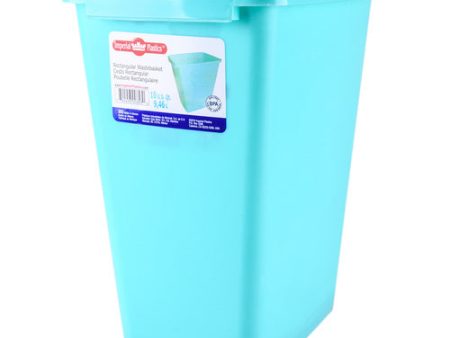 WHOLESALE WASTEBASKET 10QT ASST CLR SOLD BY CASE Online Hot Sale