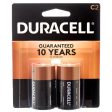 WHOLESALE DURACELL BATTERY C-2PACK SOLD BY CASE For Sale