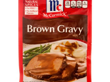 WHOLESALE MCCORMICK BROWN GRAVY MIX 0.87 OZ SOLD BY CASE Hot on Sale