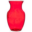 WHOLESALE GLASS VASE 9 RED SOLD BY CASE Online