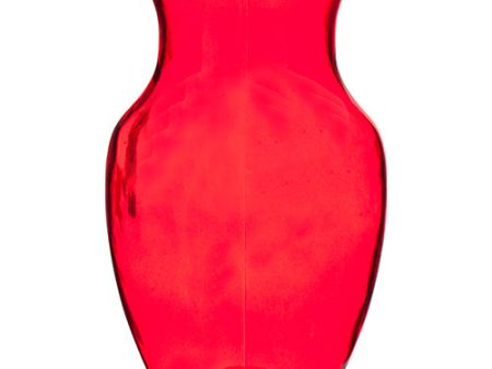 WHOLESALE GLASS VASE 9 RED SOLD BY CASE Online