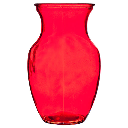 WHOLESALE GLASS VASE 9 RED SOLD BY CASE Online