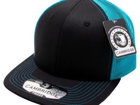 PB222-BLACK-N.BLUE CAMBRIDGE TRUCKER HAT Cheap