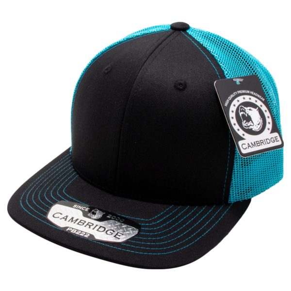 PB222-BLACK-N.BLUE CAMBRIDGE TRUCKER HAT Cheap