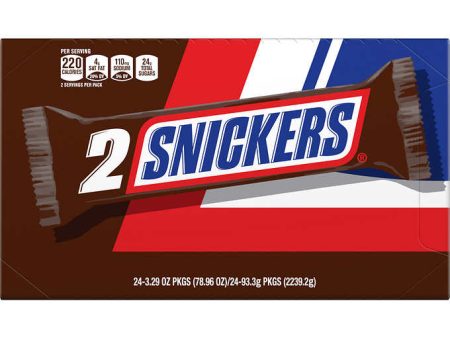 Snickers King Size 3.29oz, 24ct Online Hot Sale