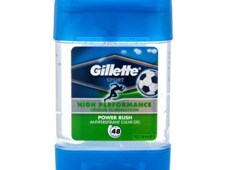 WHOLESALE GILLETTE ANTIPERSPIRANT CLEAR GEL POWER RUSH 70 ML SOLD BY CASE on Sale