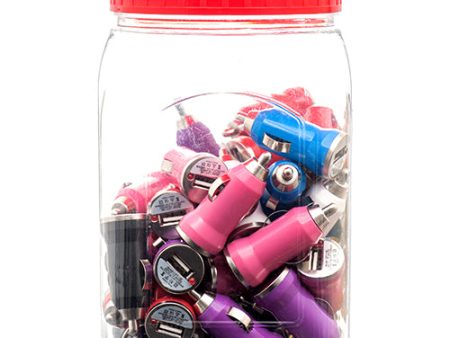 WHOLESALE CAR CHARGER ASST COLORS N JAR SOLD BY CASE Online