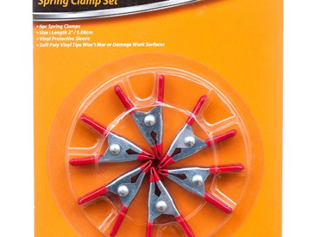 WHOLESALE KINGMAN SPRING CLAMP 2 6PC SET SOLD BY CASE Online Hot Sale