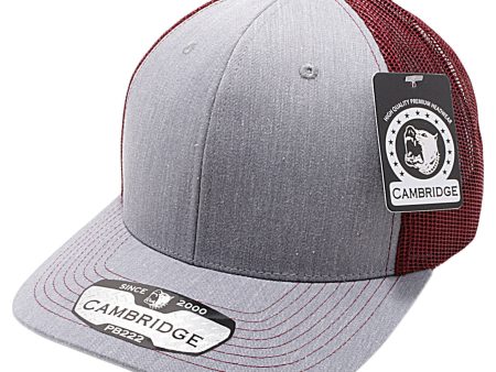 PB222H-H.GRAY-BUR CAMBRIDGE TRUCKER HAT Fashion