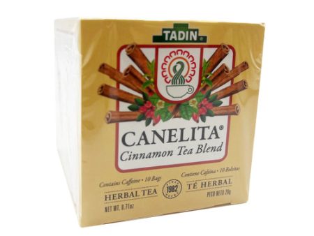 WHOLESALE TADIN CINNAMON TEA BLEND 10 BAGS SOLD BY CASE on Sale