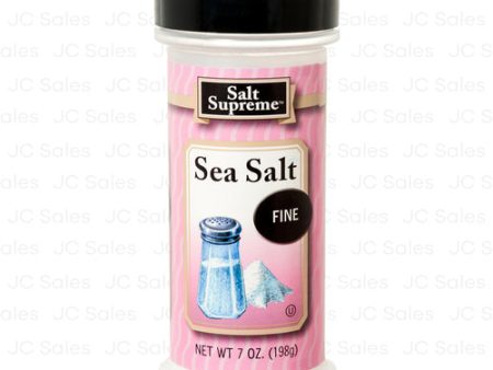 WHOLESALE SALT SUPREME SEA SALT FINE 7Z SOLD BY CASE Online Hot Sale