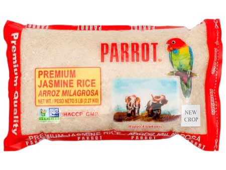 WHOLESALE PARROT JASMINE RICE 5 LB SOLD BY CASE Online Sale