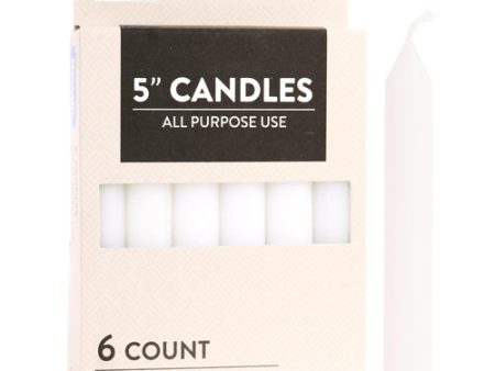 WHOLESALE NUVALU CANDLE ALL PURPOSE 5 6CT WHITE SOLD BY CASE Hot on Sale