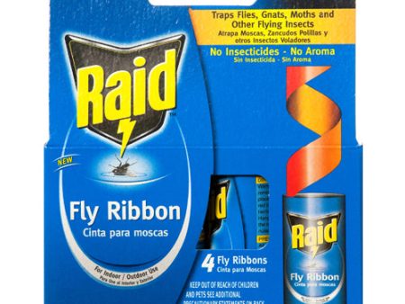 WHOLESALE RAID FLY RIBBON 4 PK #FR3B-RAID SOLD BY CASE Hot on Sale