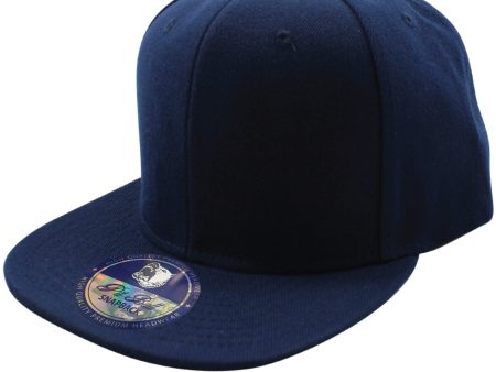 PB104 [D.NAVY] ACRYLIC SNAPBACK HATS Cheap