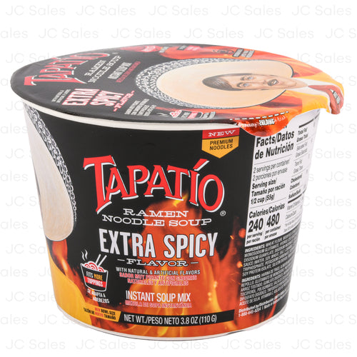 WHOLESALE TAPATIO RAMEN BOWL 3.8 OZ EXTRA SPICY SOLD BY CASE Online now