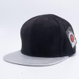 PB150 [BLACK SILVER] SUEDE PERFORATED LEATHER SNAPBACK HATS Online Hot Sale