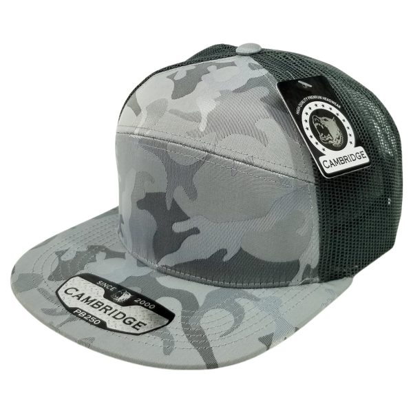 PB250 [L.GREY] SHINY CAMO CAMPER MESH TRUCKER Supply