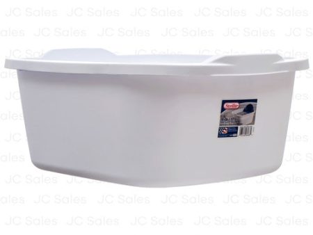 WHOLESALE STERILITE #0648 18QT DISHPAN WHITE SOLD BY CASE Hot on Sale