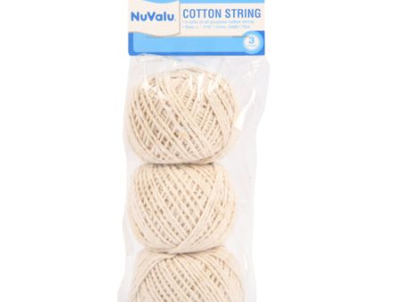 WHOLESALE NUVALU COTTON STRING 70M 3PC SET SOLD BY CASE Online now