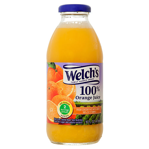 WHOLESALE WELCH S 100% 16 OZ ORANGE JUICE SOLD BY CASE Supply