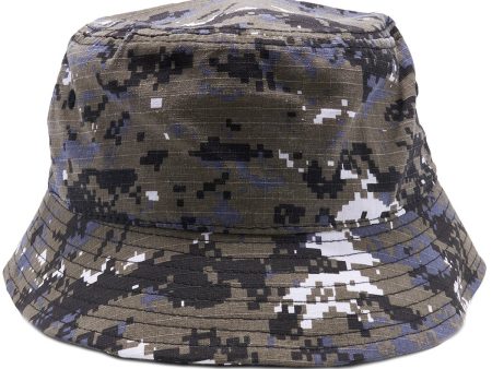 PB183 [B.D.CAMO] PLAIN WASHED COTTON FISHERMAN BUCKET HATS on Sale