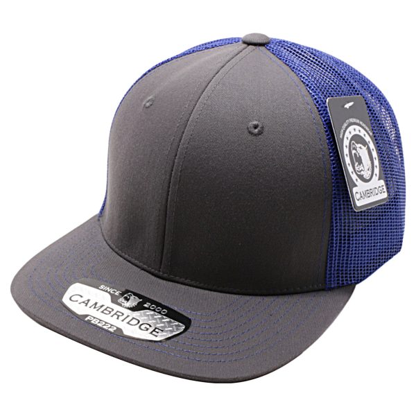 PB222-CHARCOAL-ROYAL CAMBRIDGE TRUCKER HAT Online Hot Sale