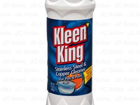 WHOLESALE KLEEN KING STAINLESS STEEL & COPPER CLEANER 14 OZ SOLD BY CASE Online Sale