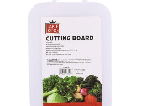 WHOLESALE TABLE KING PLASTIC CUTTING BOARD SQUARE 10.5 X 7.5 SOLD BY CASE For Cheap