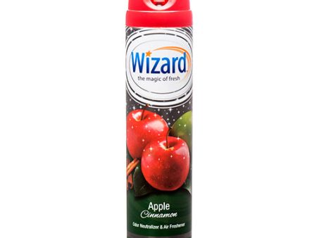 WHOLESALE WIZARD AIR FRESHENER 10 OZ APPLE CINNAMON SOLD BY CASE Online now