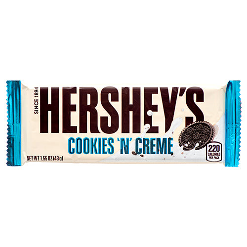 WHOLESALE HERSHEYS COOKIES & CREAM 1.55 OZ SOLD BY CASE Online now