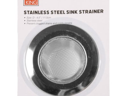 WHOLESALE TABLE KING SINK STRAINER STAINLESS 1PC 11.5CM DELUXE SOLD BY CASE For Sale