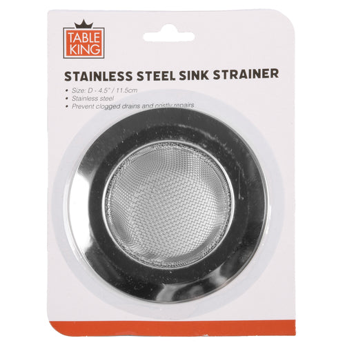 WHOLESALE TABLE KING SINK STRAINER STAINLESS 1PC 11.5CM DELUXE SOLD BY CASE For Sale