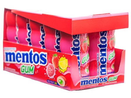 WHOLESALE MENTOS GUM RED FRUIT LIME 15PC SOLD BY CASE Hot on Sale