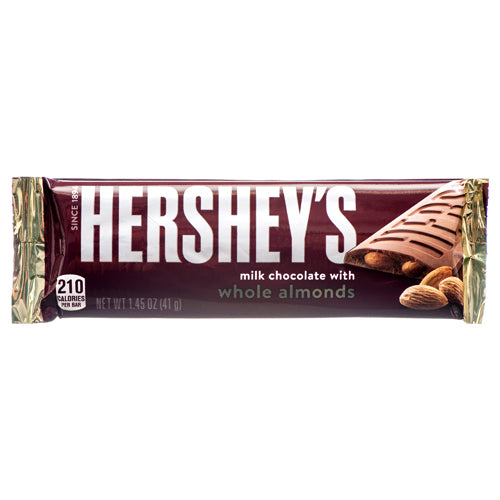 WHOLESALE HERSHEYS CHOCO  W ALMONDS 1.45 OZ SOLD BY CASE Fashion