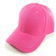 PB128 [H.PINK] HOOK AND LOOP BACKSTRAP WITH ACRYLIC CURVED CAPS For Sale