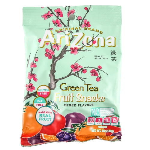 WHOLESALE ARIZONA FRUIT SNACKS GREEN TEA 5 OZ SOLD BY CASE Online Hot Sale