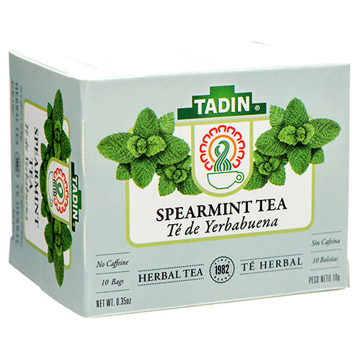 WHOLESALE TADIN TEA 10 BAGS SPEARMINT SOLD BY CASE Online Hot Sale