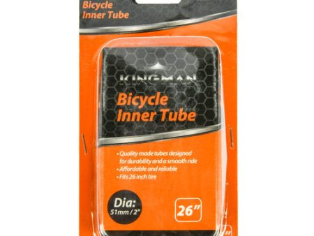 WHOLESALE KINGMAN BICYCLE TIRE INNER TUBE 26 D:51MM SOLD BY CASE on Sale