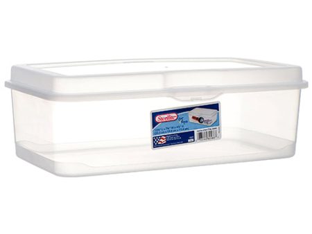 WHOLESALE STERILITE #1805 FLIP TOP STORAGE CLEAR SOLD BY CASE Fashion