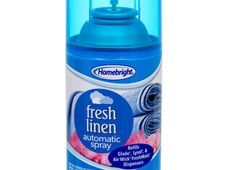 WHOLESALE HOMEBRIGHT AIR FRESHENER REFILL 4.5 OZ FRESH LINEN SOLD BY CASE Fashion