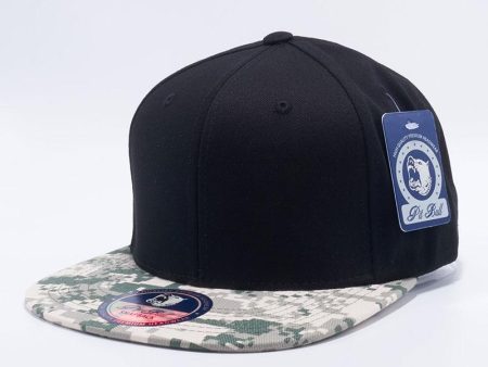 PB105 [BLACK ARMY DIGITAL CAMO] COTTON SNAPBACK HATS Hot on Sale