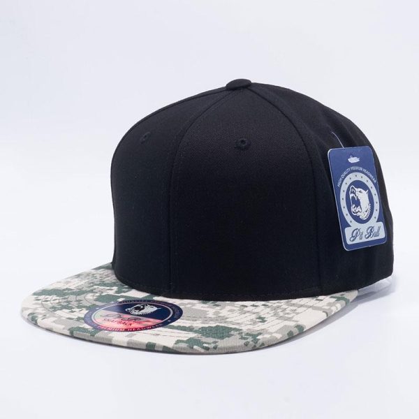 PB105 [BLACK ARMY DIGITAL CAMO] COTTON SNAPBACK HATS Hot on Sale