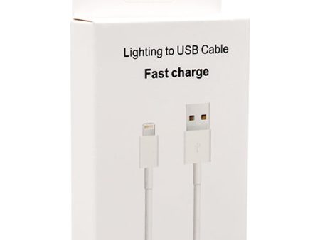 WHOLESALE LIGHTING USB CABLE FAST CHARGE FOR IPHONE 5-8 SOLD BY CASE on Sale