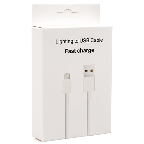 WHOLESALE LIGHTING USB CABLE FAST CHARGE FOR IPHONE 5-8 SOLD BY CASE on Sale