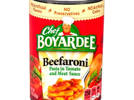 WHOLESALE CHEF BOYARDEE BEEFARONI 15 OZ SOLD BY CASE For Cheap