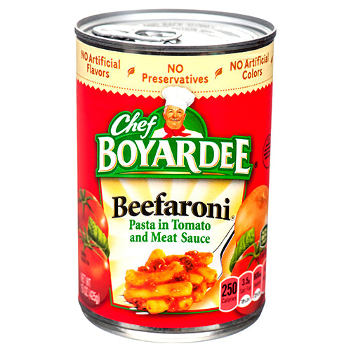 WHOLESALE CHEF BOYARDEE BEEFARONI 15 OZ SOLD BY CASE For Cheap